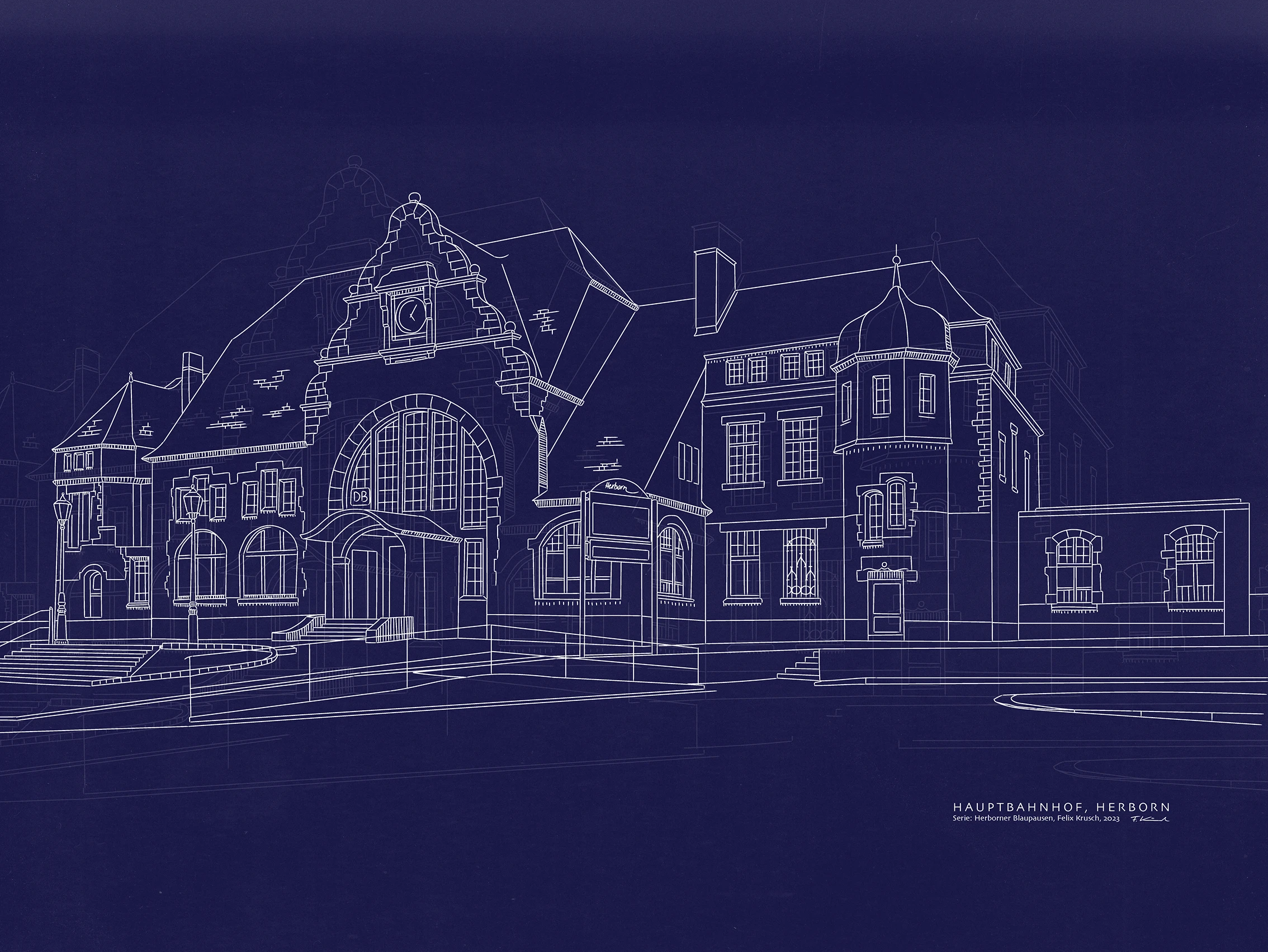 Bahnhof - Blaupausen Serie