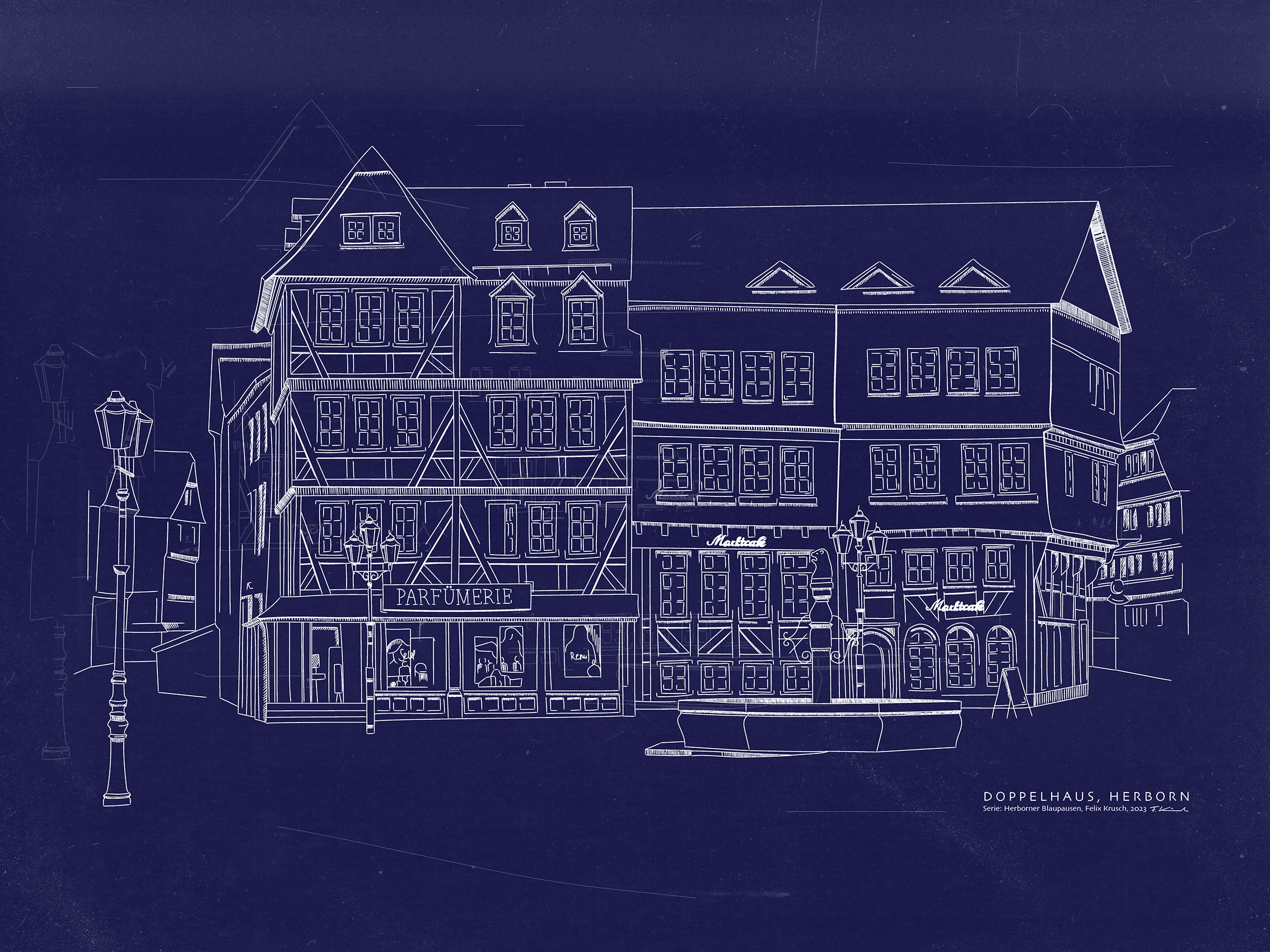 Doppelhaus - Blaupausen Serie