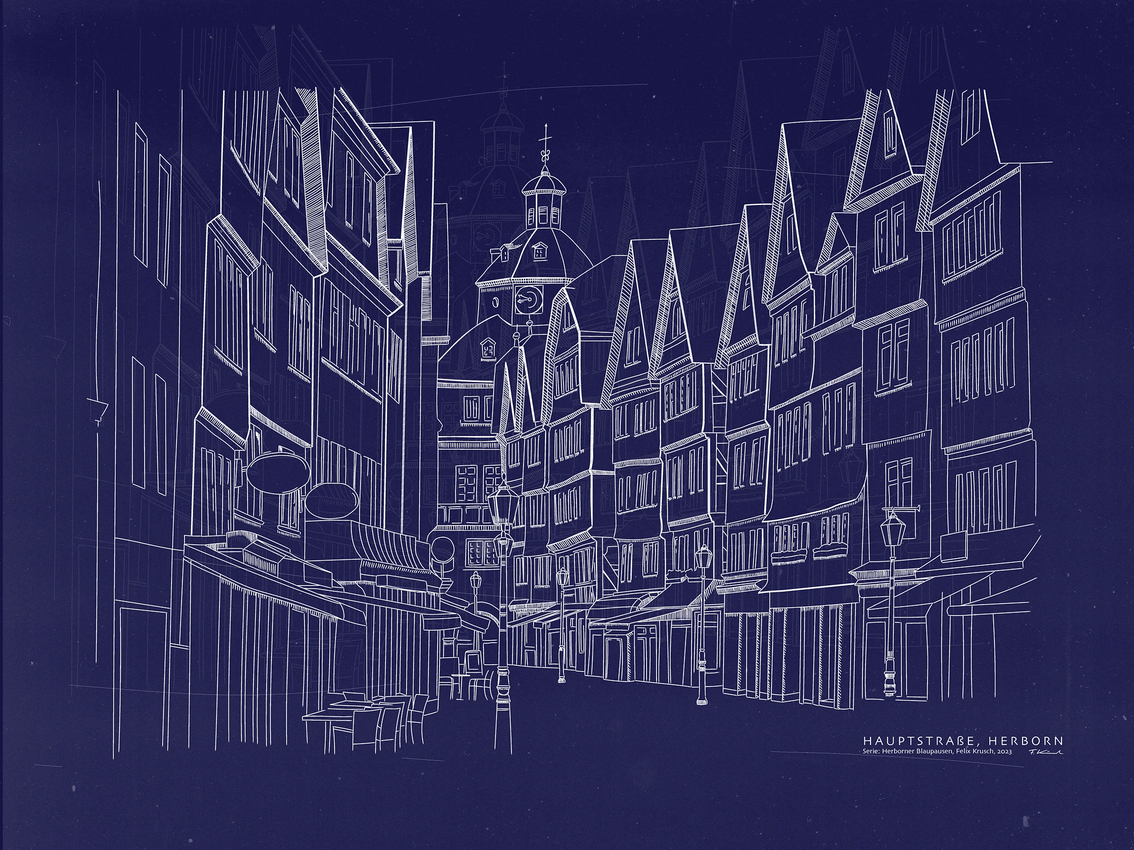 Hauptstrasse - Blaupausen Serie