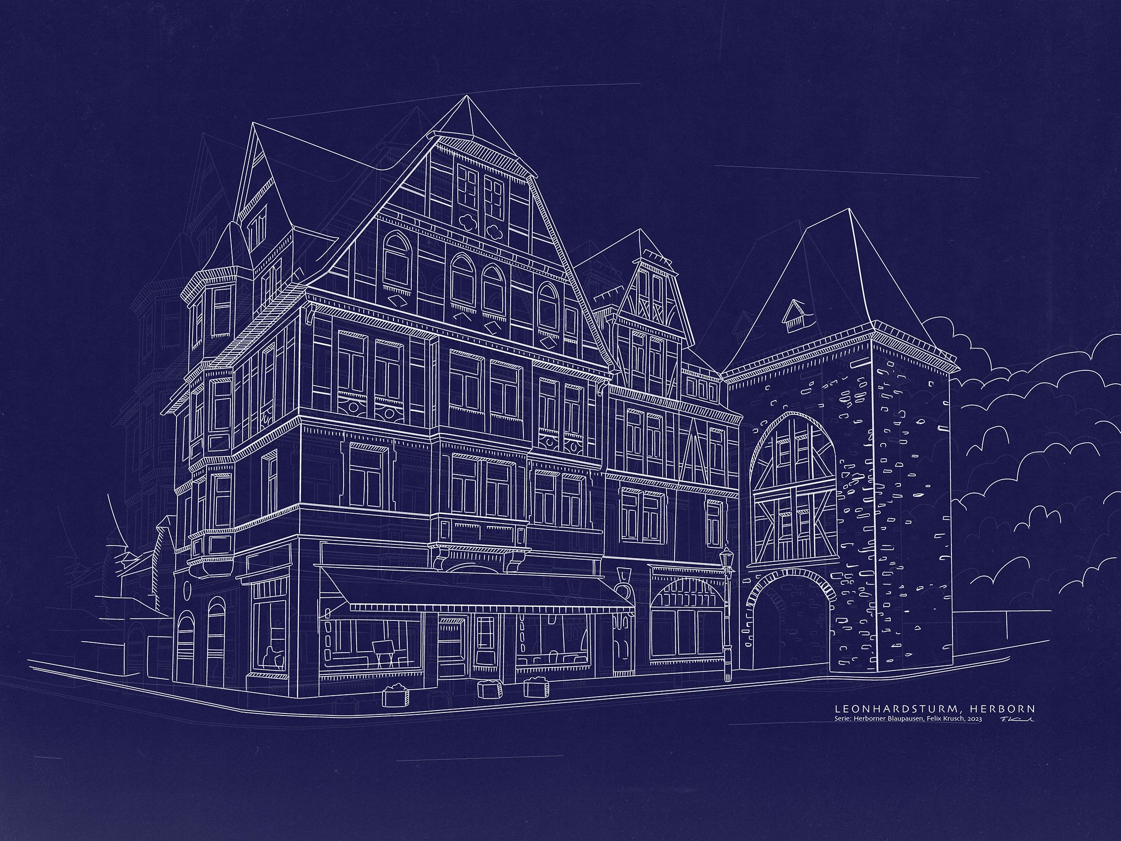 Leonhardsturm - Blaupausen Serie