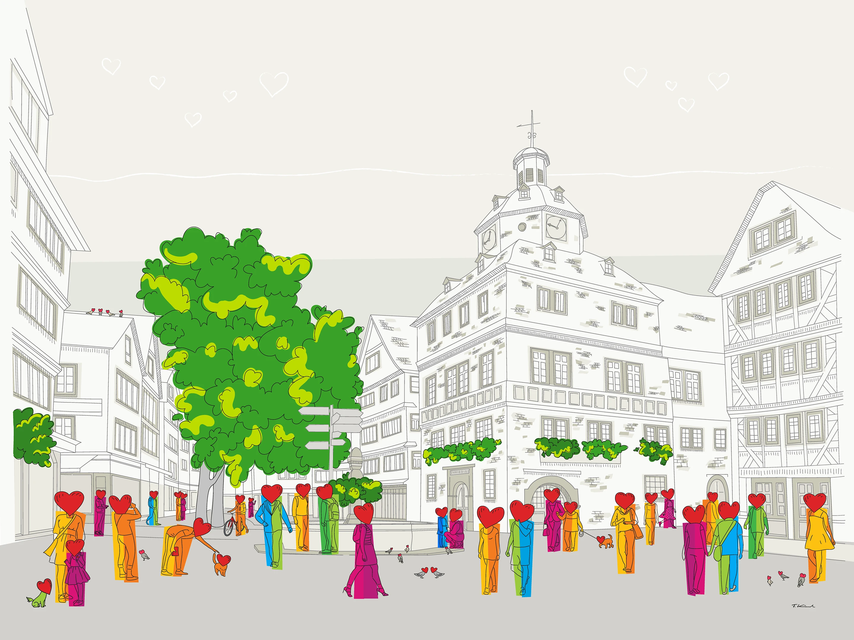 Rathaus II - Herzlich Bunt Serie