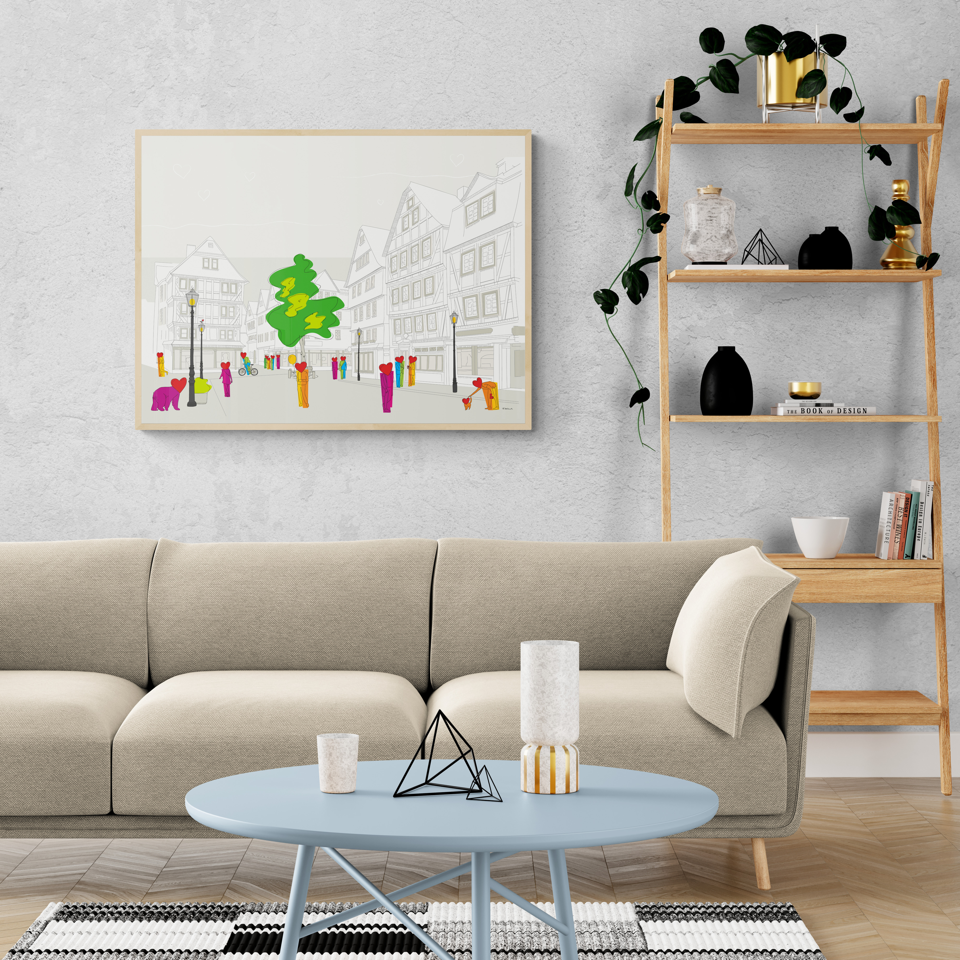 Holzmarkt - Wohnzimmer II