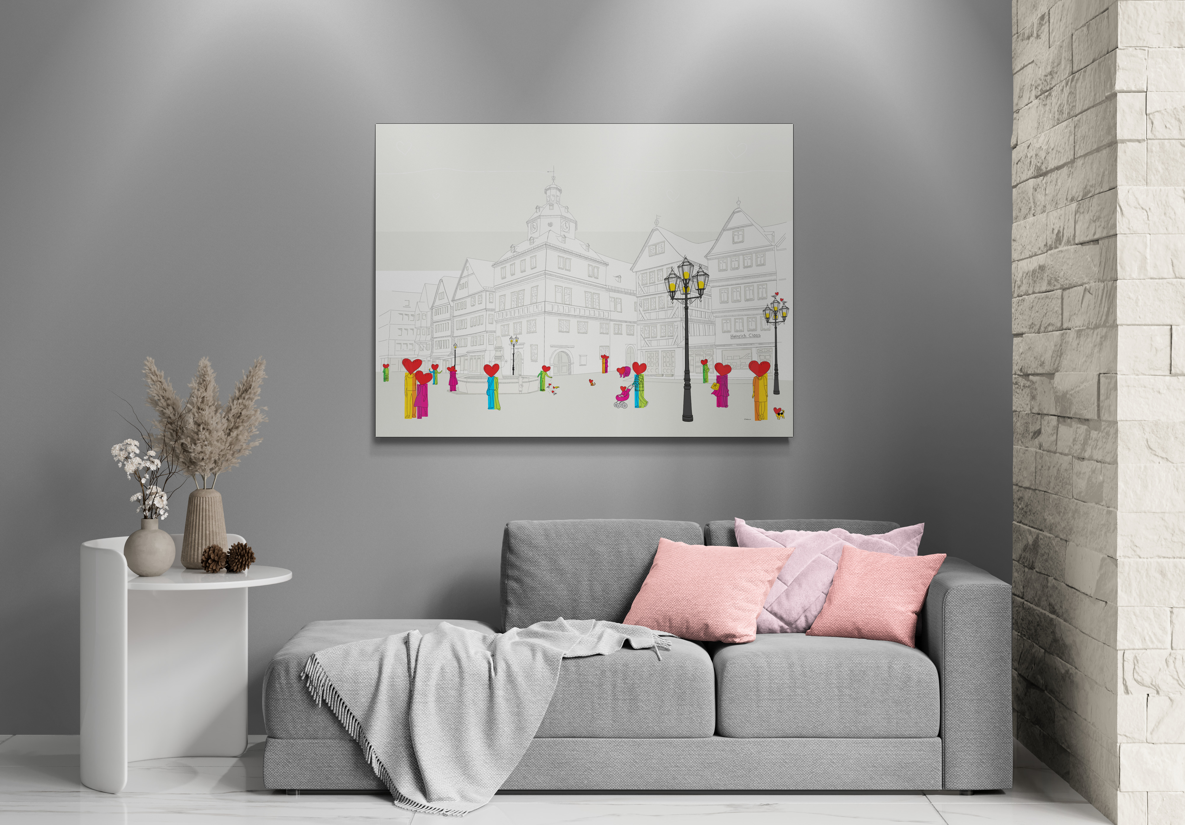 Marktplatz 1 & 2 - Wohnzimmer