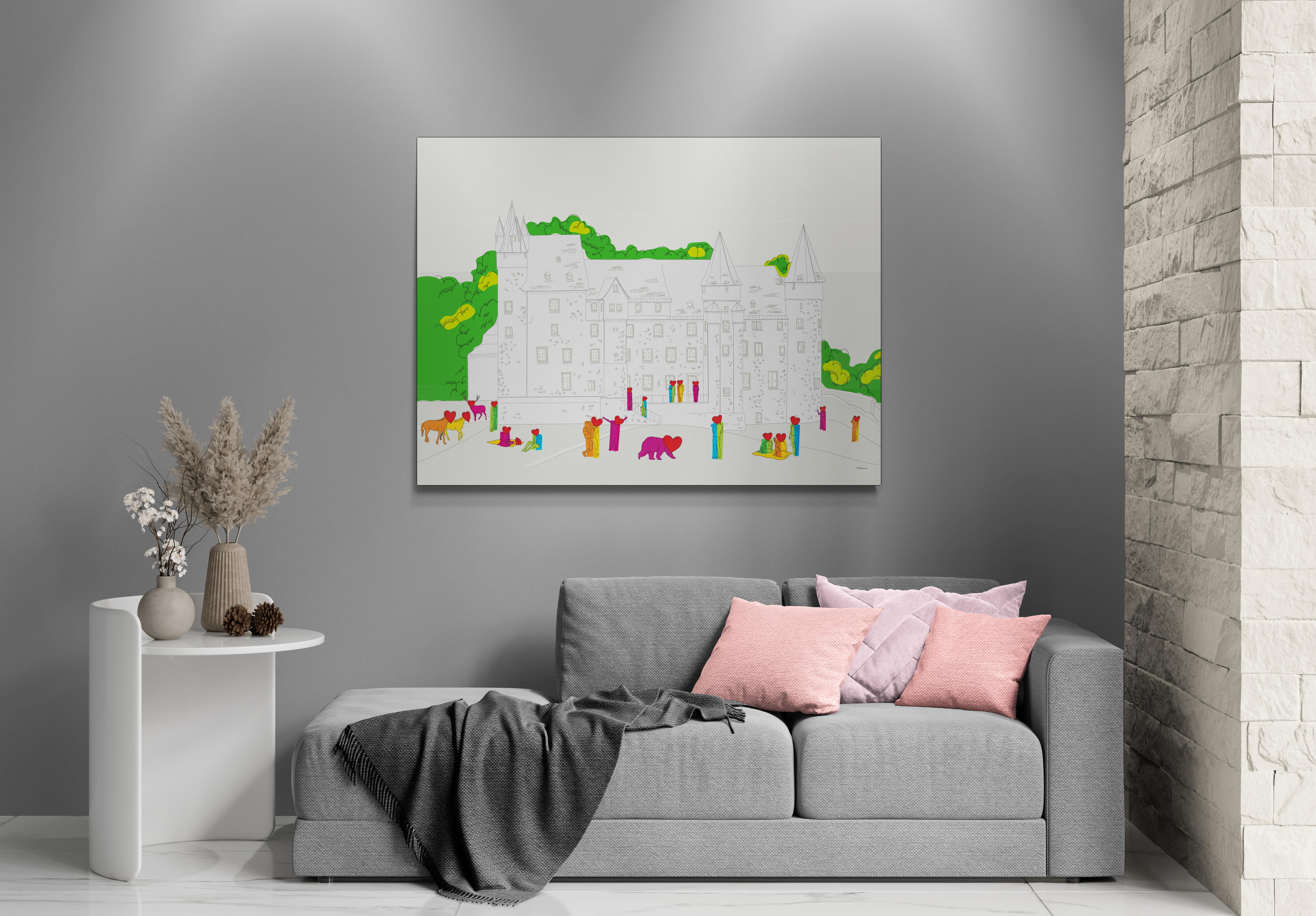 Schloss - Wohnzimmer