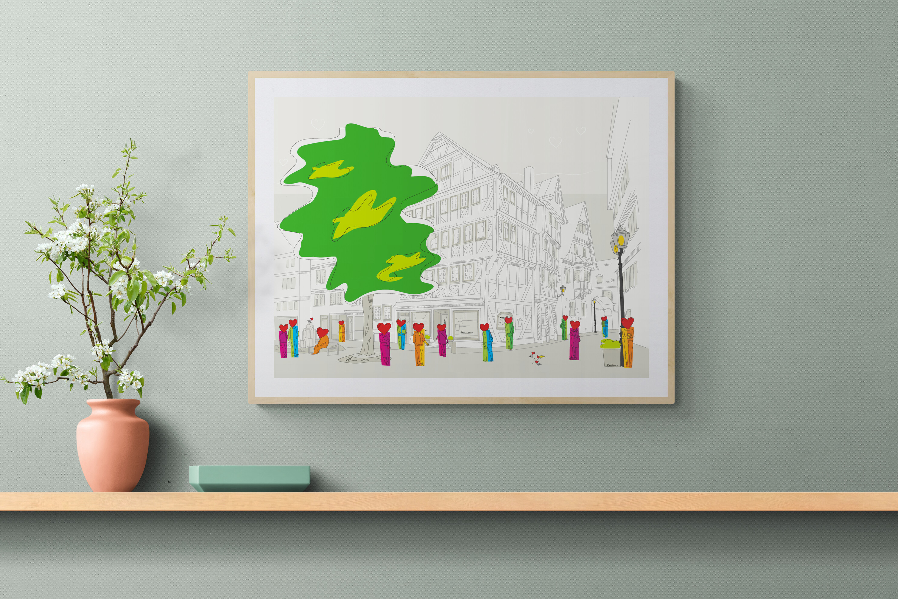 Kornmarkt II - Über Regal