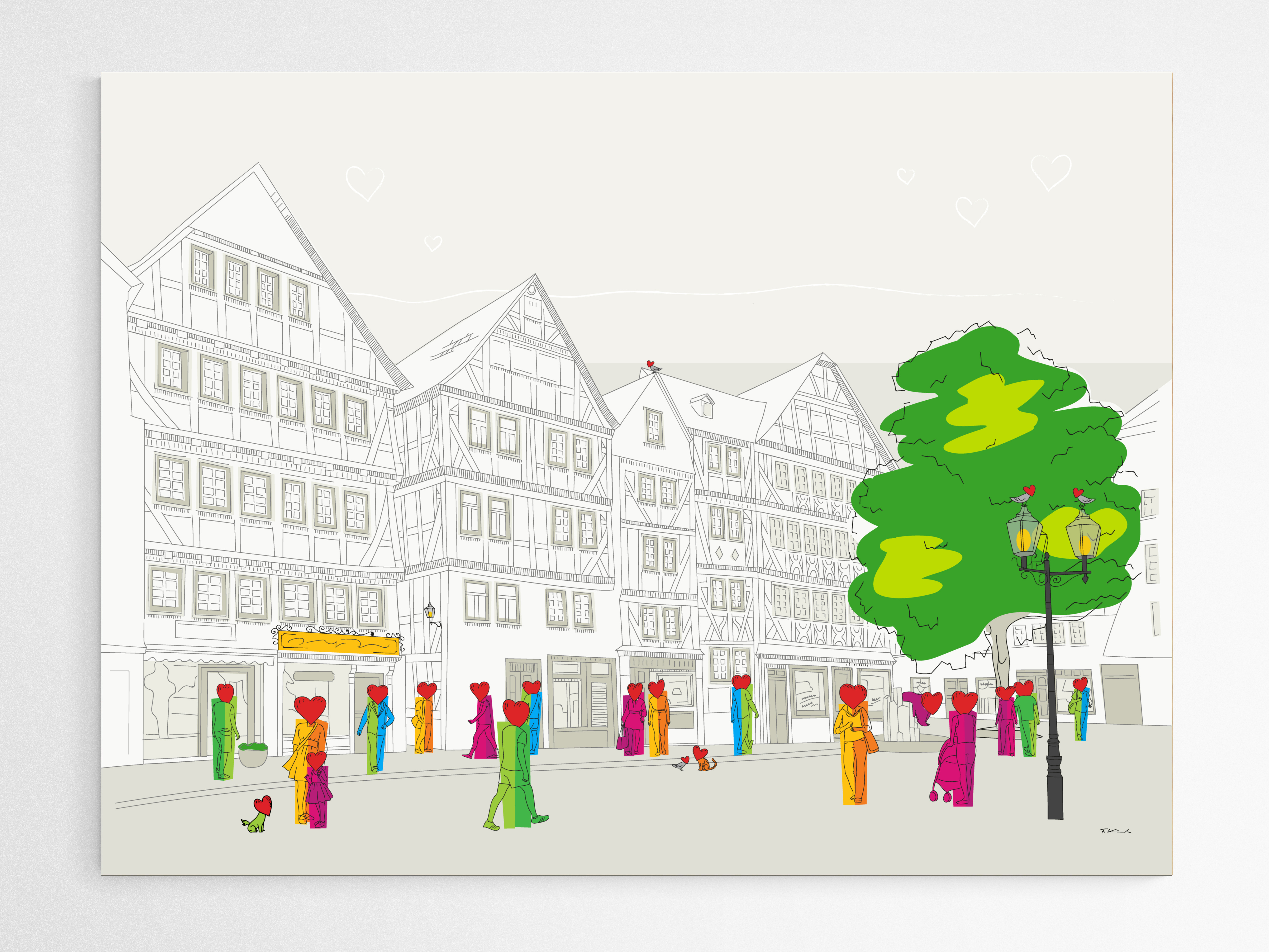 Kornmarkt - Leinwand