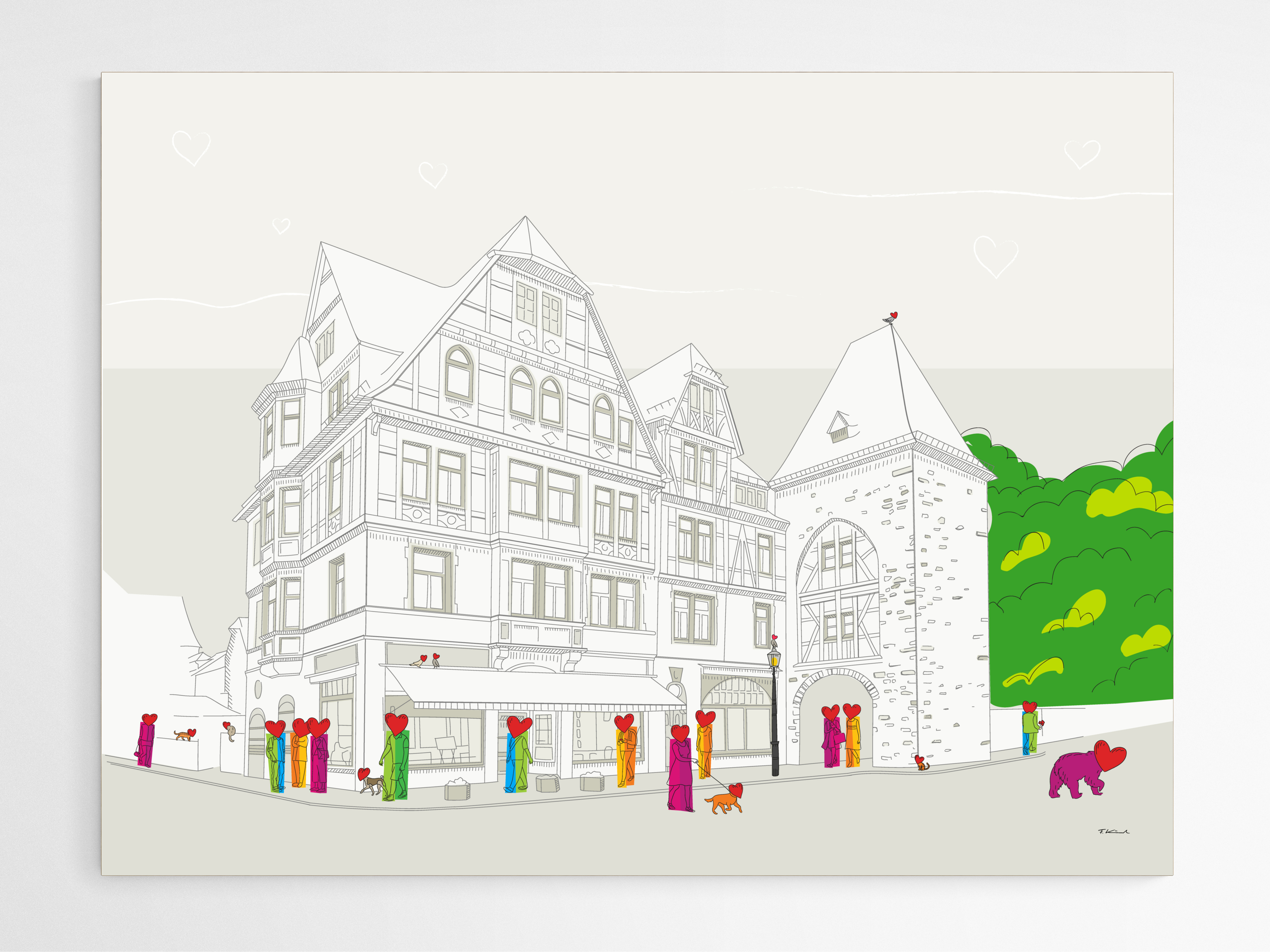 Leonhardsturm - Leinwand