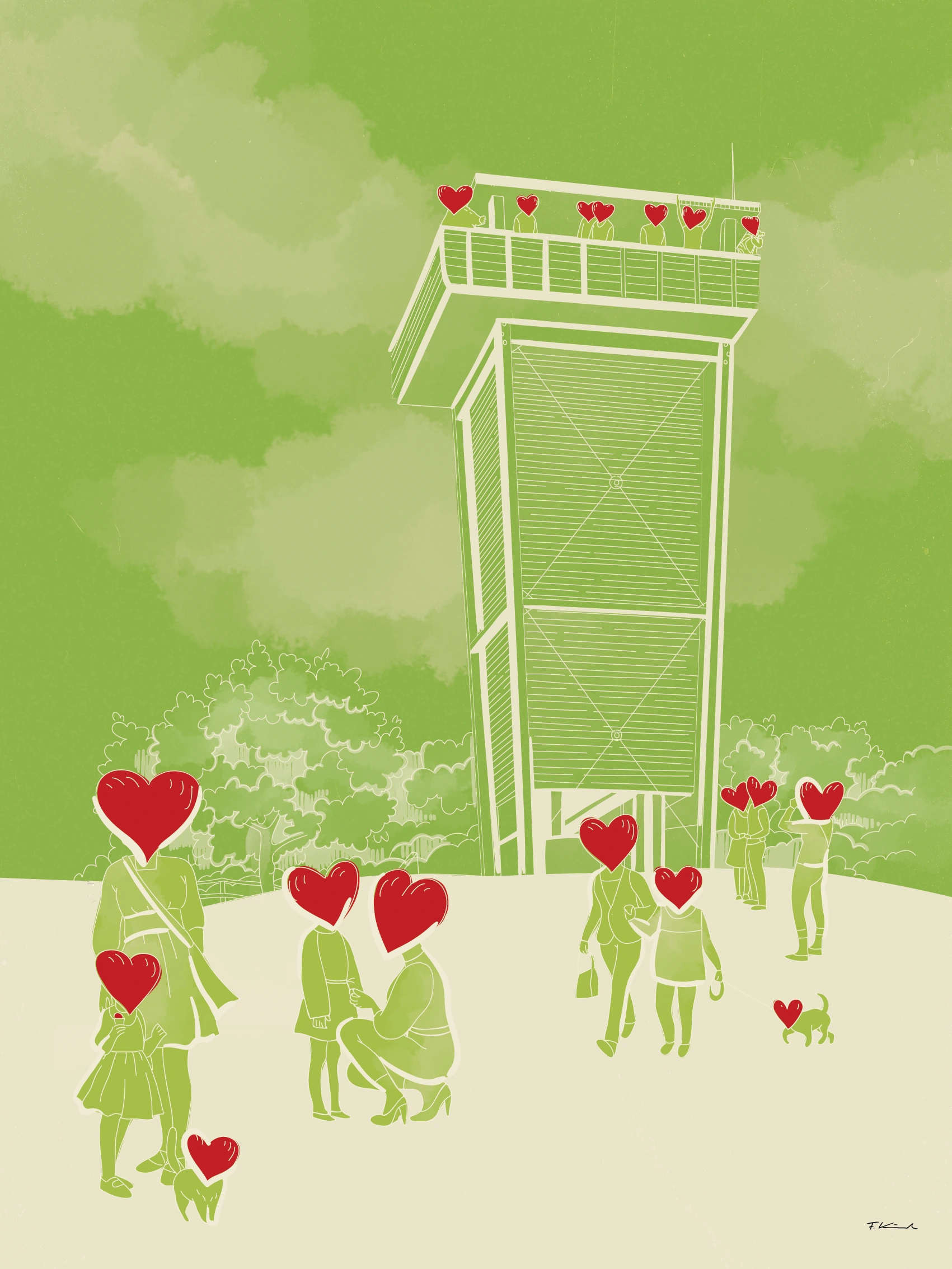 Aussichtsturm - Mono Serie