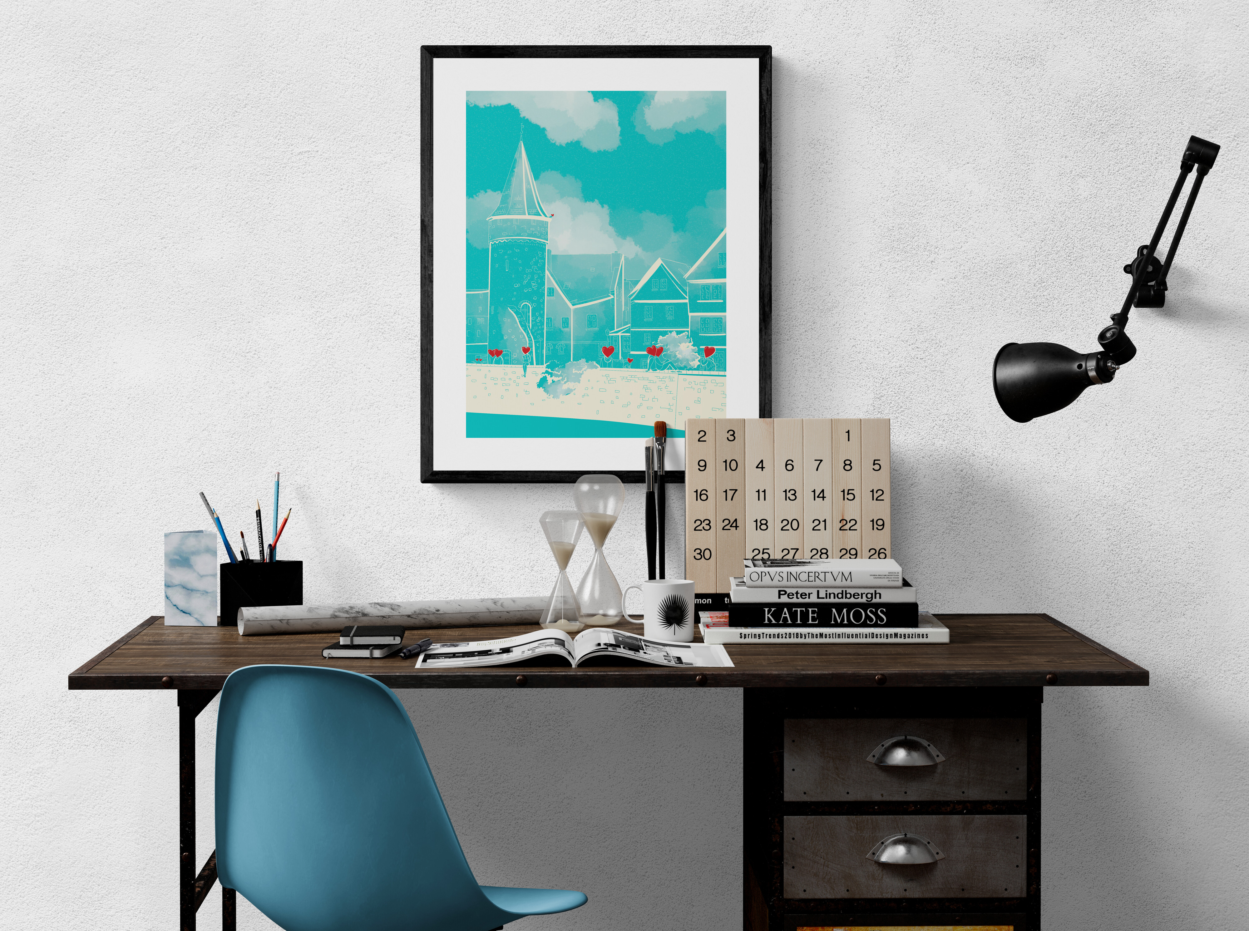 Dillturm - Schreibtisch