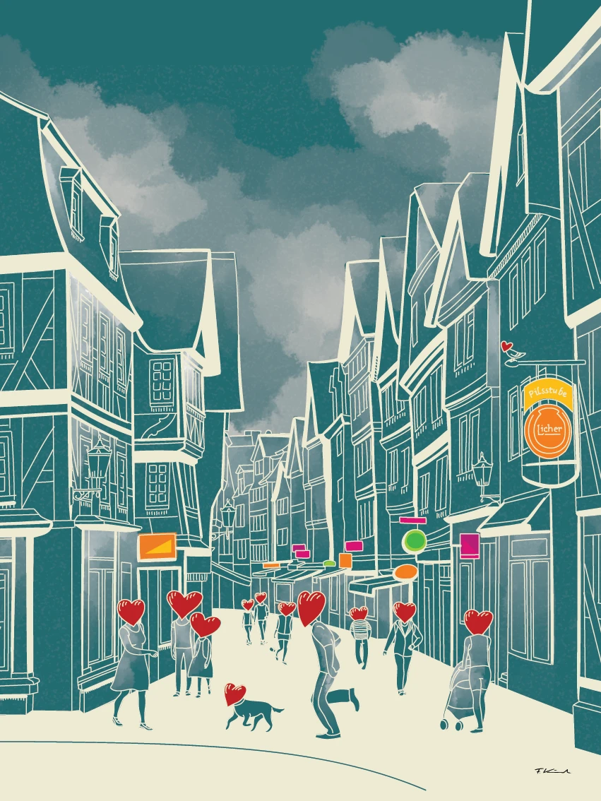 Hauptstrasse Nordeingang - Mono Serie