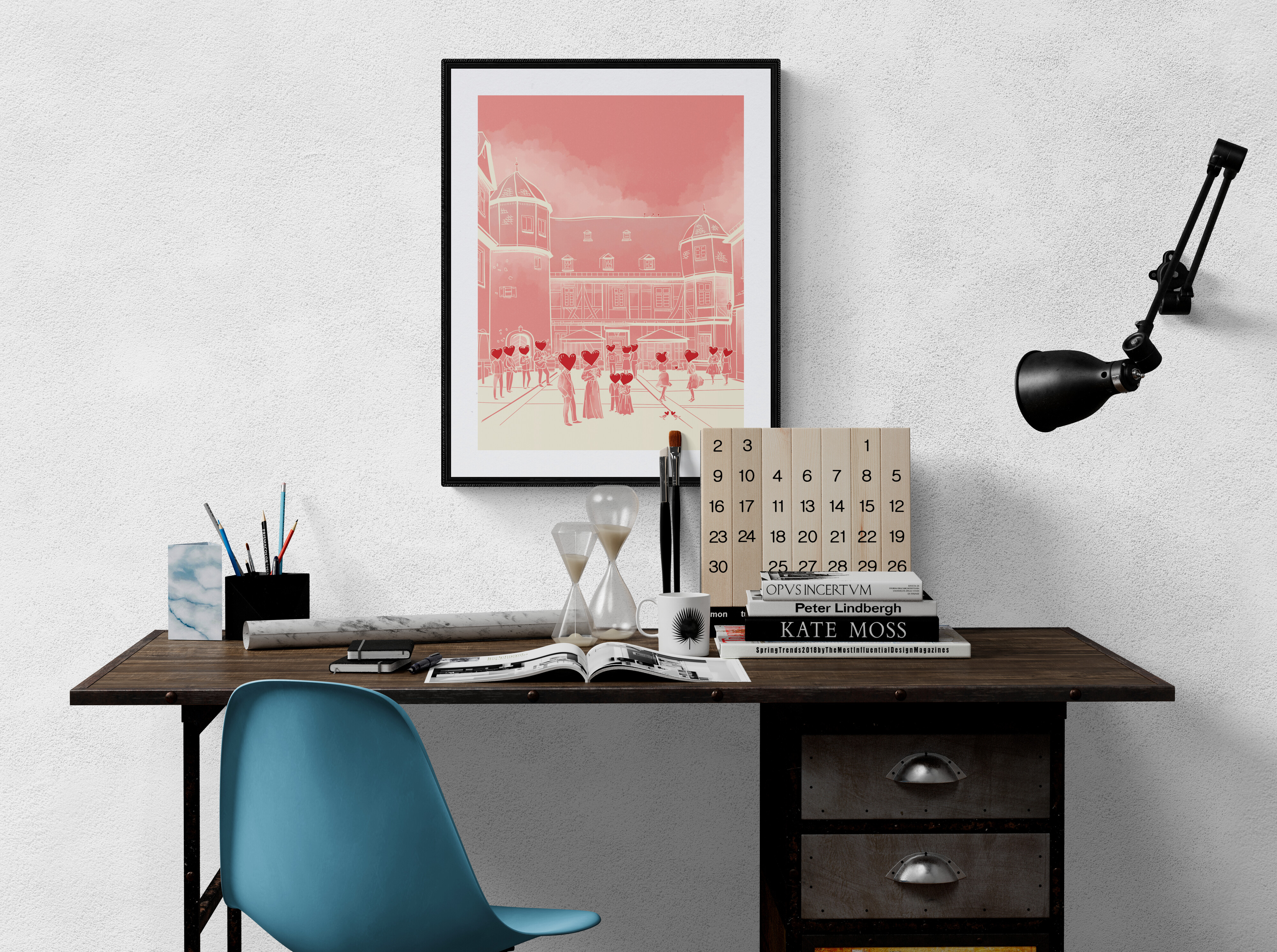 Hohe Schule - Schreibtisch