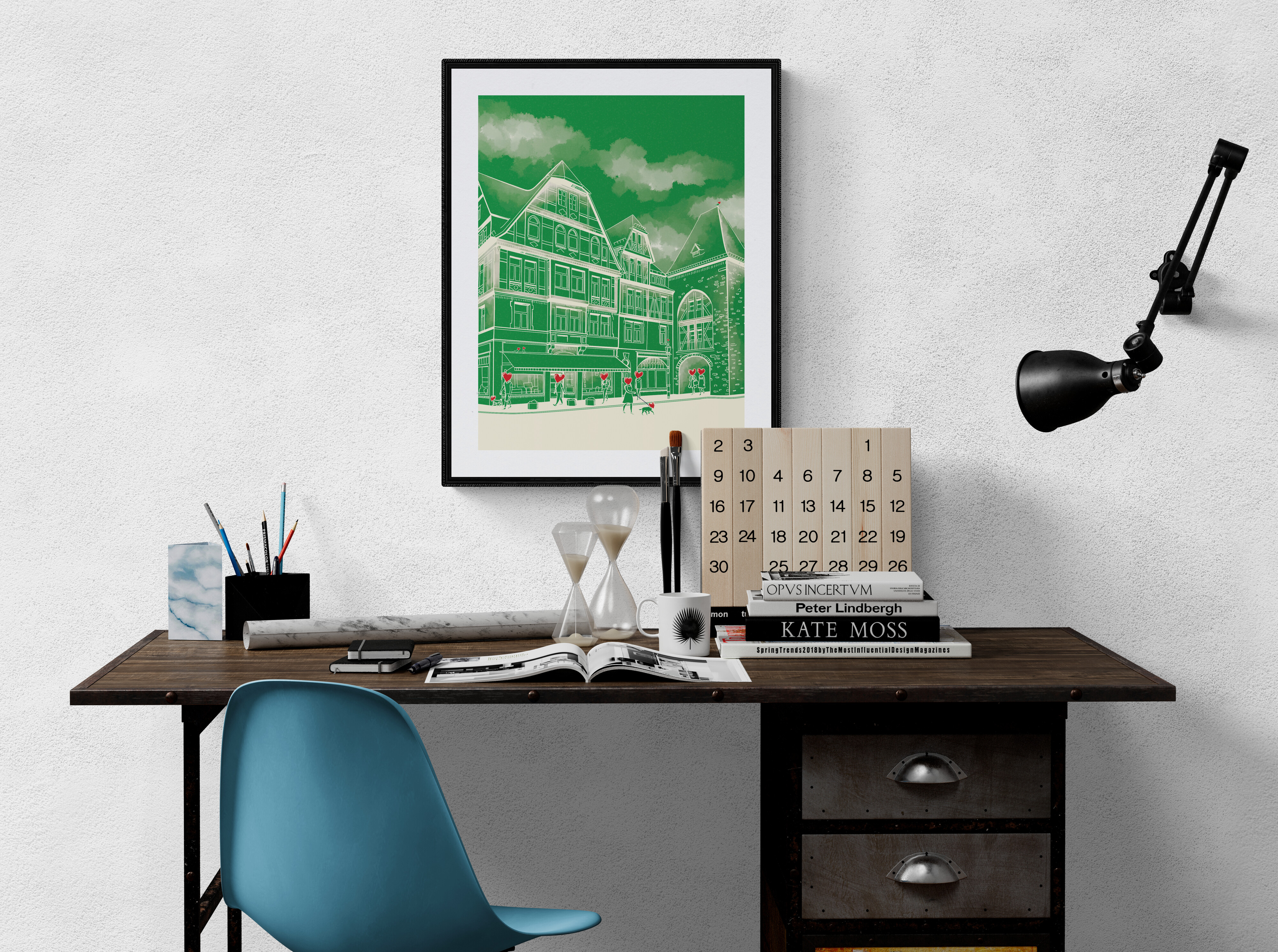 Leonhardsturm - Schreibtisch