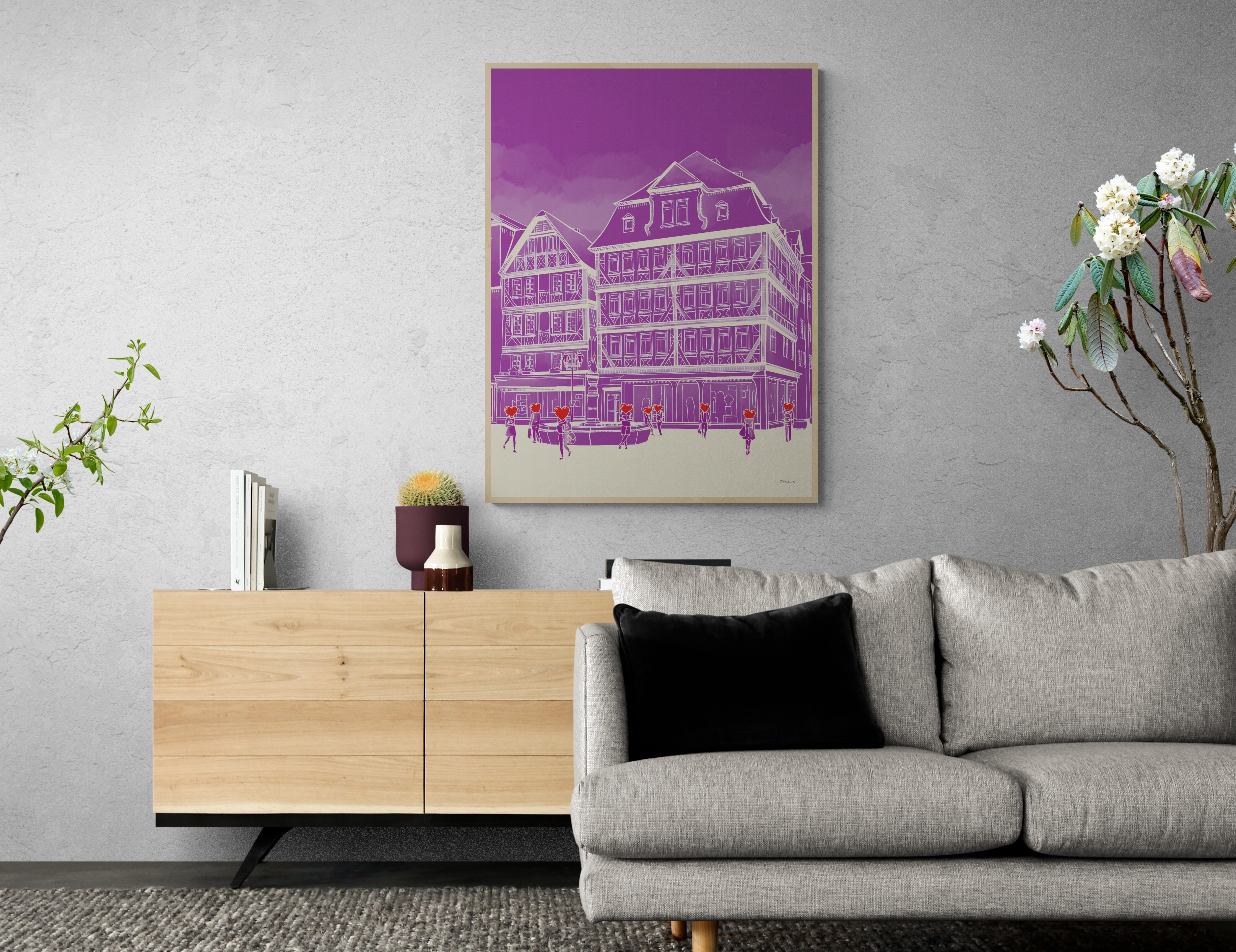 Marktplatz 1 & 2 - Wohnzimmer