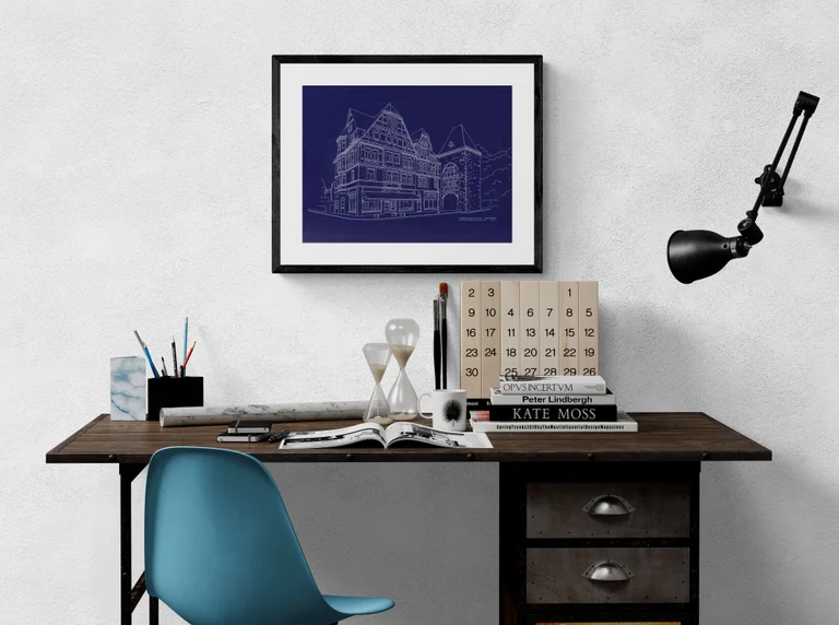 Leonhardsturm - Schreibtisch