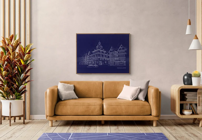 Marktplatz Rathaus - Wohnzimmer