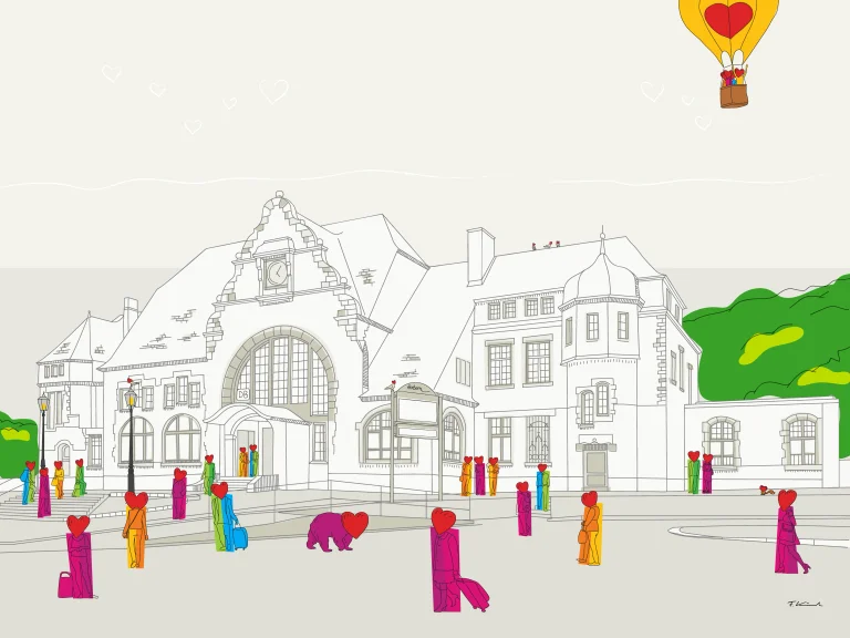 Bahnhof - Herzlich Bunt Serie