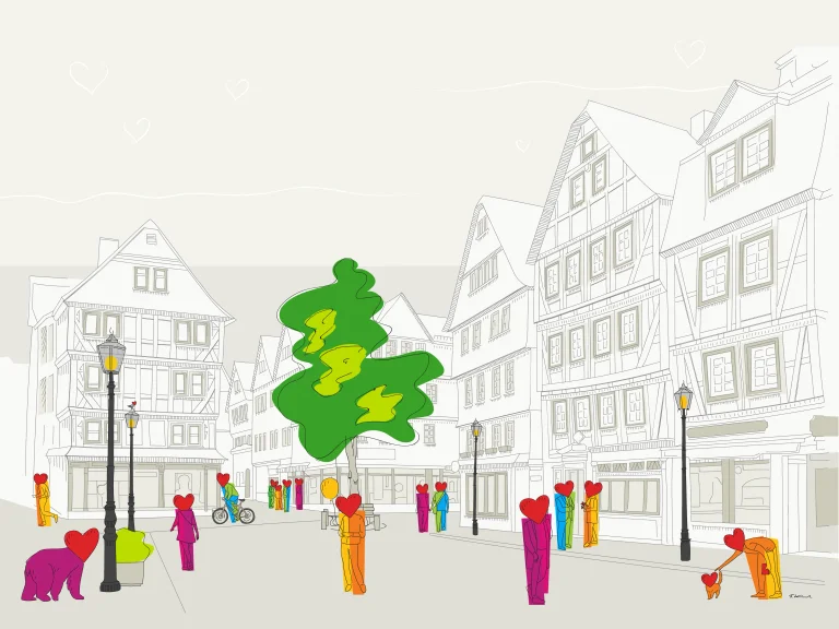 Holzmarkt - Herzlich Bunt Serie