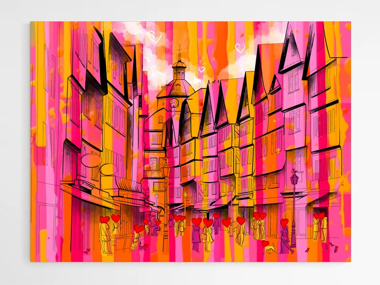 Hauptstrasse - Leinwand