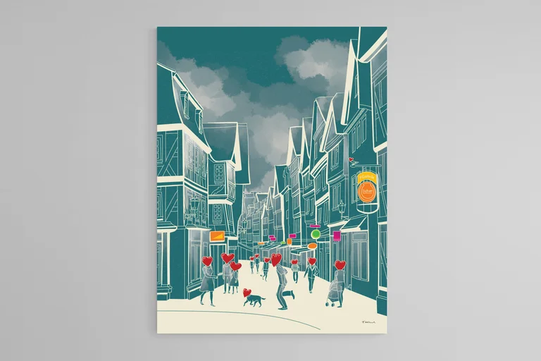 Hauptstrasse Nordeingang - Hauptmotiv