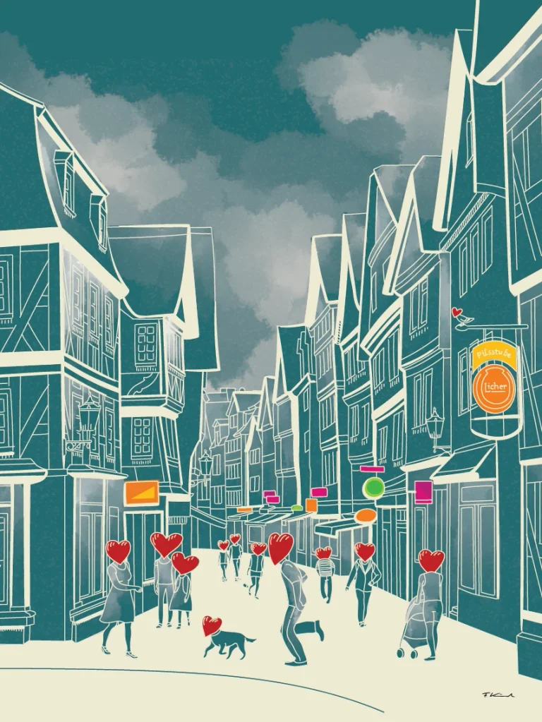 Hauptstrasse Nordeingang - Raw