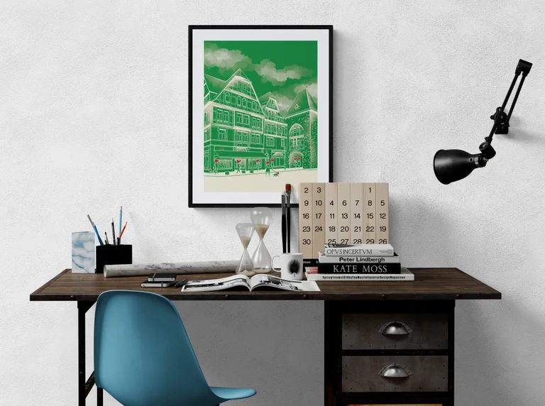 Leonhardsturm - Schreibtisch