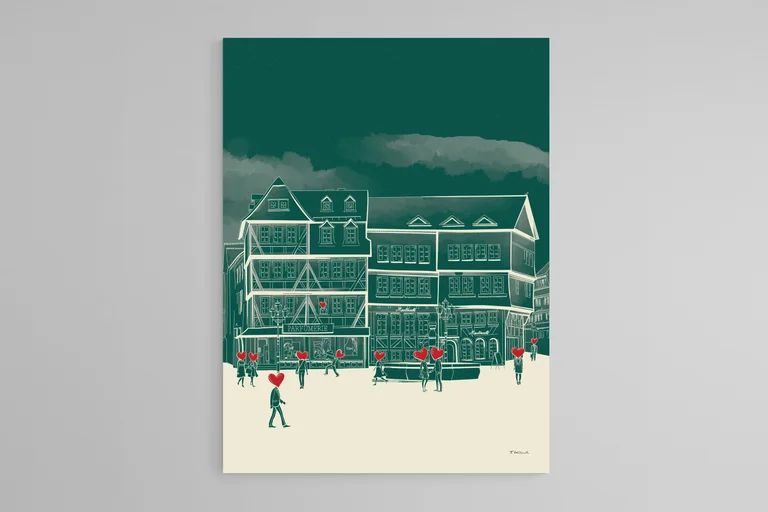 Marktplatz Doppelhaus - Hauptmotiv